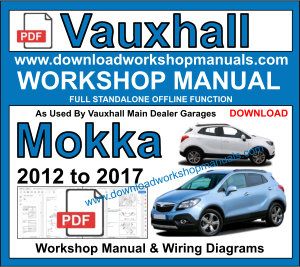 Vauxhall Mokka repair workshop manual